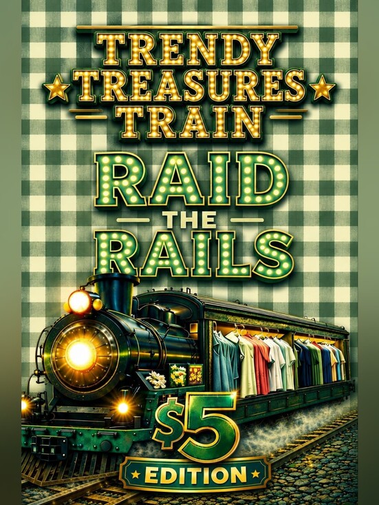 Other - LIVE October 8th - Trendy Treasures Train - $5 RAID THE RAILS